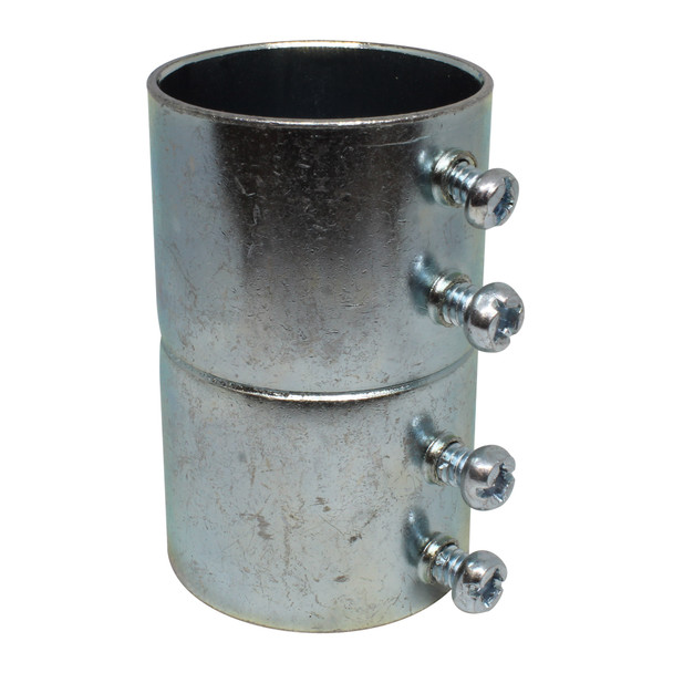 Con-X Paquete de 80 Piezas Coples Tipo Americano de Acero para Tubo Conduit 1 1/2 Pared Delgada 300-COPS112x80