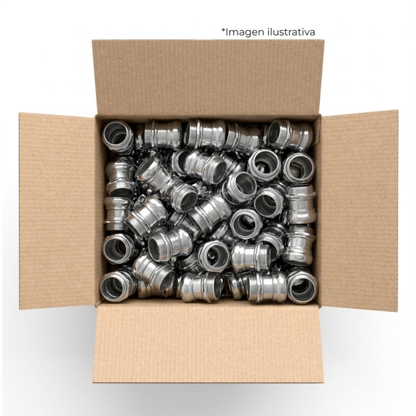 Con-X Paquete 100 Conectores para Tubo EMT 1” 500-CONSC100x100