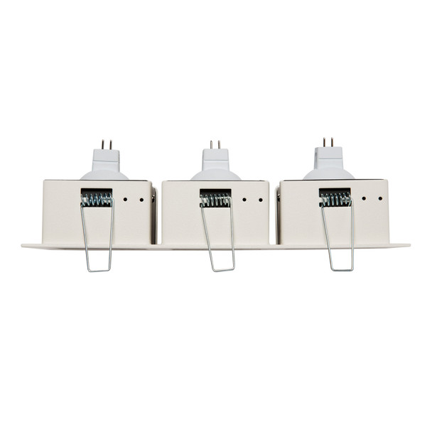 Illux Lámpara Cuadro De Empotrar En Techo Blanco Negro 3X50 W Max 127 V TH-4232