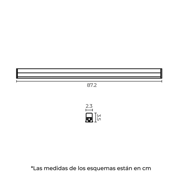 Illux Lámpara Led Slim Line De Sobreponer En Techo 14 W 100-277 V TL-1510