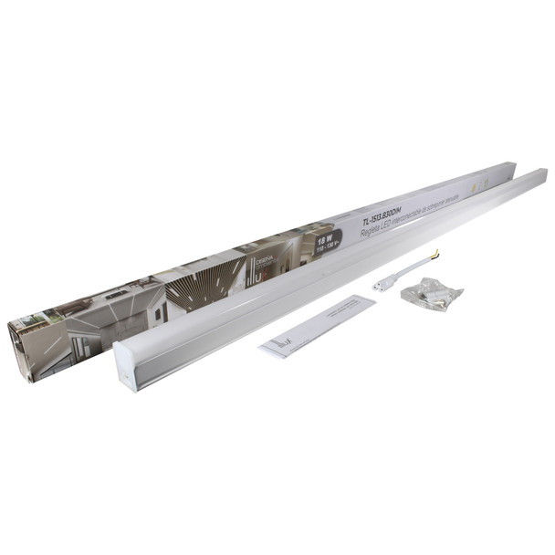 Illux Lámpara Led Slim Line De Sobreponer En Techo 18 W 110-130 V Atenuable Triac TL-1513.DIM