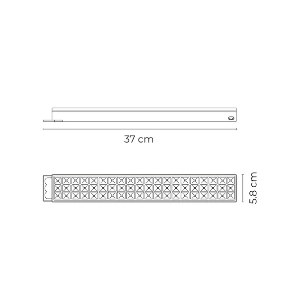 Illux Lámpara Led De Emergencia De Sobreponer/Portatil 5 W 127 V ML-1703
