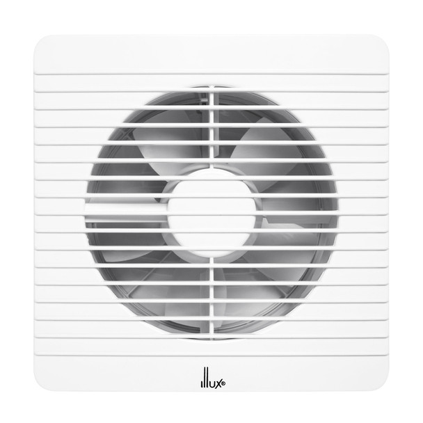 Illux Extractor De Aire Cuadrado 6" De Empotrar En Techo/Muro 17 W 110 V VT-1906.B