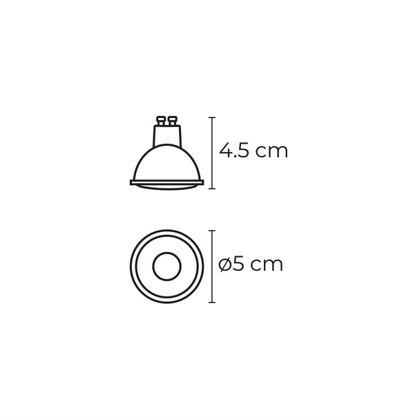 Illux Lámpara Mr16 Led Gu5.3 4.5 W 100-240 V FL-10MR16