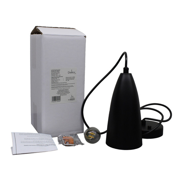 Dekor Lámpara Colgante Acabado Mate 4 W 120 Volts Luz Cálida 2 700 K DL-2405