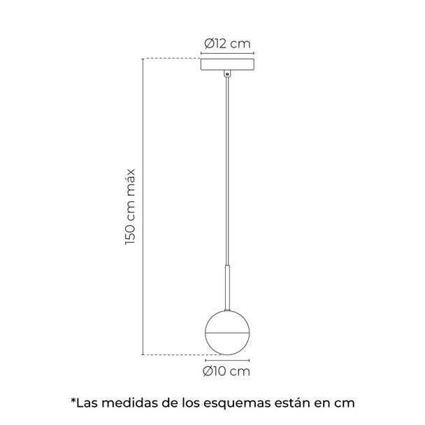 Lámpara Led De Suspender En Techo Blanco Mate 5 W 120 V~ 2 700 K Dekor DL-2403