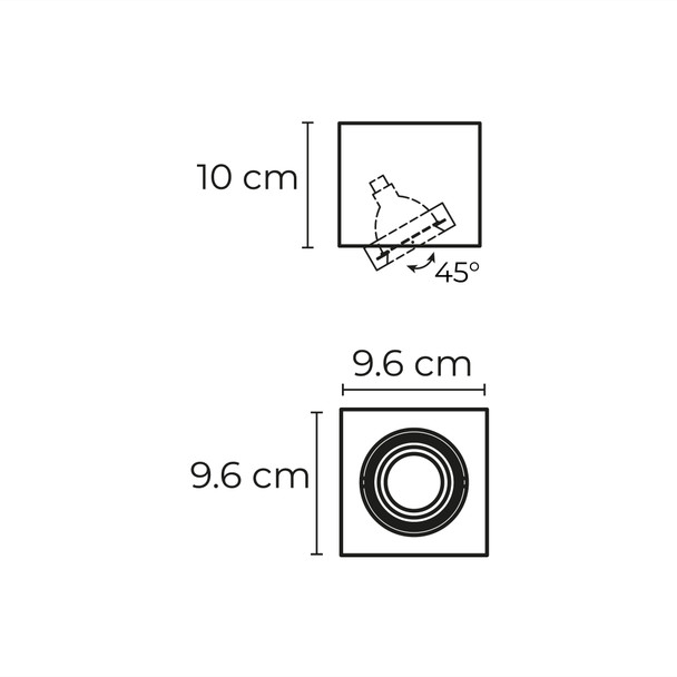 Illux Lámpara Led De Sobreponer En Techo 15 W Max 127 V TL-2915