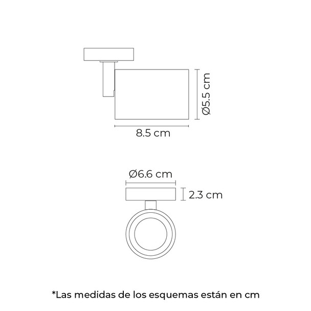 Illux TL-5150.CAN Lámpara Led Soona S De Sobreponer En Techo 50 W Max 120 V