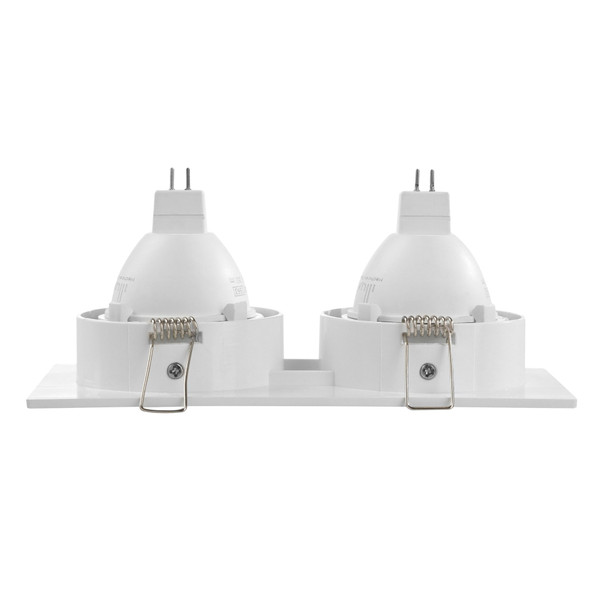 Illux Lámpara Tesa Doble De Empotrar En Techo 2X9 W Max. 127 V TL-2913