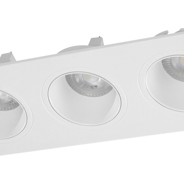 Illux Lámpara Tesa Triple De Empotrar En Techo 127 V TL-2914
