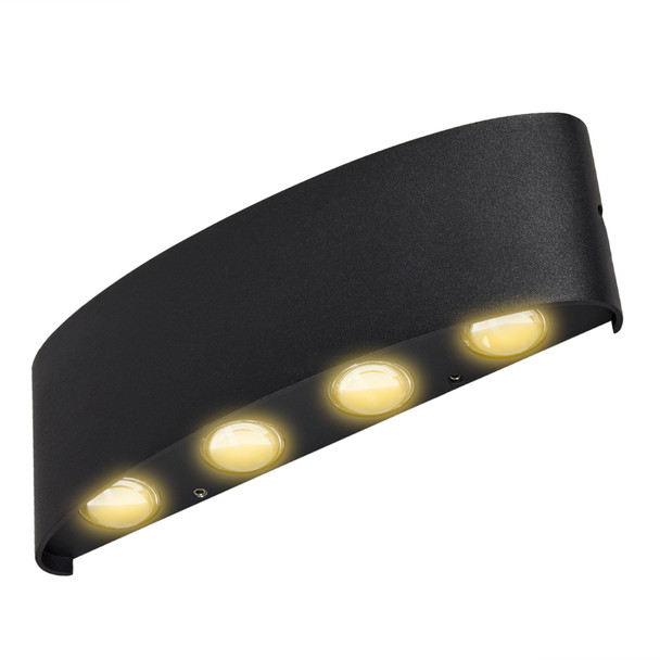 Illux ML-8408 Lámpara Led De Sobreponer En Muro 8 W 100-277 V 3 000 K