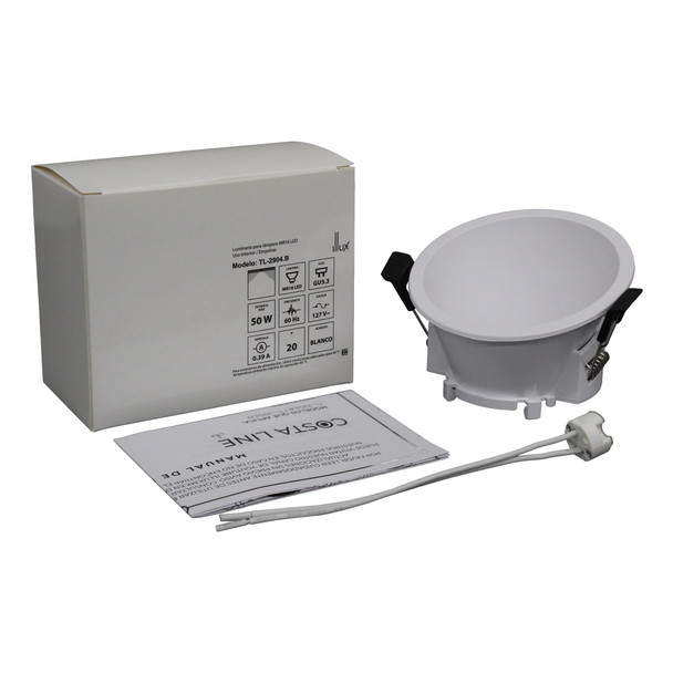 Illux Lámpara Ghera De Empotrar En Techo 50 W Max 127 V TL-2904