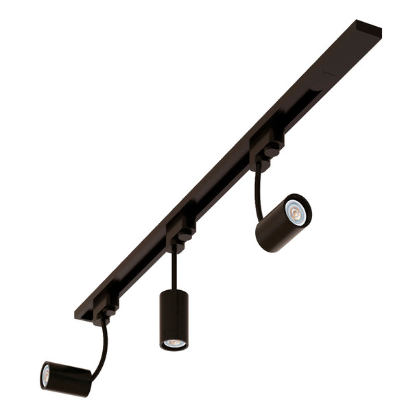 Illux Kit De Riel De 1 Metro De Sobreponer En Techo Con 3 Lámparas LED Kino 50 W Max 120 V~ TL-5155.RKT1