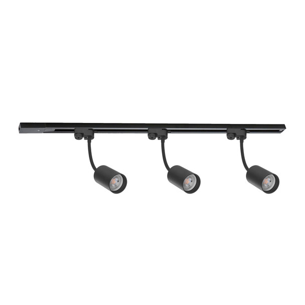 Illux Kit De Riel De 1 Metro De Sobreponer En Techo Con 3 Lámparas LED Kino 50 W Max 120 V~ TL-5155.RKT1