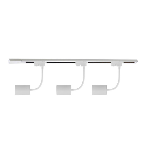 Illux Kit De Riel De 1 Metro De Sobreponer En Techo Con 3 Lámparas LED Kino 50 W Max 120 V~ TL-5155.RKT1