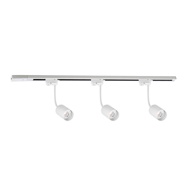 Illux Kit De Riel De 1 Metro De Sobreponer En Techo Con 3 Lámparas LED Kino 50 W Max 120 V~ TL-5155.RKT1