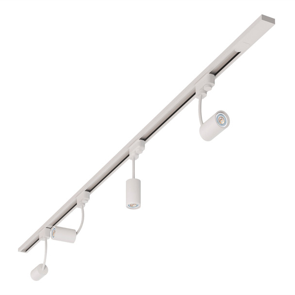 Illux Kit De 2 Rieles De 1 Metro De Sobreponer En Techo Con 4 Lámparas LED Kino 50 W 120 V~ TL-5155.RKT2