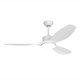 Illux VT-2924.B52MTC Ventilador AIRLUX Tres Aspas Motor Reversible 52" Blanco De Sobreponer En Techo 24 W 100-240 V~ CCT Ajustable 3 000 K / 4 000 K / 6 000 K Control Remoto por App