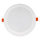 Illux TL-4718.BRMTC Luminaria LED Tortilla R3 Redonda De Empotrar En Techo Blanco 18 W 100-277 V~  CCT Ajustable 3 000 K, 4 200 K , 6 500 K Illux TL-4718.BRMTC Luminaria LED Tortilla R3 Redonda De Empotrar En Techo Blanco 18 W 100-277 V~  CCT Ajustable 3 000 K, 4 200 K , 6 500 K