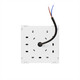Illux ML-9908 Luminaria Led Costa Line Beam De Sobreponer En Muro 4 W 100-277 V ~ 2 700 K