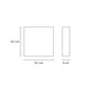 Illux ML-9908 Luminaria Led Costa Line Beam De Sobreponer En Muro 4 W 100-277 V ~ 2 700 K
