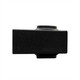 Illux Lámpara LED Costa Line Arcus III De Sobreponer En Muro Negro 6 W 100-277 V ~ 3 000 K ML-9921.N30