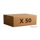 Con-X Caja de Conexión 4x4 Estándar Cuadrada Salidas Mixtas 1/2 y 3/4 Pulgada para Registro de Paso y Derivación Metálica Paquete 50 Piezas 700-01E1234x50