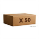 Con-X Paquete 50 Cajas Eléctricas de Conexión Rectangulares 4x2 con Salida de 3/4 para Interruptor, Contacto y Receptáculo 700-04E34x50