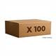 Con-X Paquete 100 Placas para Interruptor y Contacto 4x4 Sin Elevación 700-0600x100