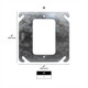 Con-X Paquete 100 Placas para Interruptor y Contacto 4x4 Sin Elevación 700-0600x100