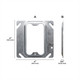 Con-X Paquete 100 Placas para Interruptor y Contacto 4x4 Elevada 1/4 700-0614x100