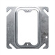 Con-X Paquete 100 Placas para Interruptor y Contacto 4x4 Elevada 1/4 700-0614x100