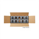 Con-X Paquete 100 Placas para Interruptor y Contacto 4x4 Elevada 1/4 700-0614x100
