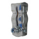 Con-X Paquete 100 Abrazaderas Tipo O para Tubo Conduit 1/2 Pared Delgada Acero 100-AOC012x100