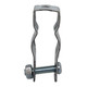 Con-X Paquete 100 Abrazaderas Tipo O para Tubo Conduit 1/2 Pared Delgada Acero 100-AOC012x100