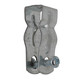 Con-X Paquete 100 Abrazaderas Tipo O para Tubo Conduit 1/2 Pared Delgada Acero 100-AOC012x100