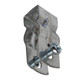 Con-X Paquete 100 Abrazaderas Tipo O para Tubo Conduit 1/2 Pared Delgada Acero 100-AOC012x100