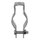 Con-X Paquete 100 Abrazaderas Tipo O para Tubo Conduit 1 Pulgada Pared Delgada Acero 100-AOC100x100