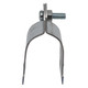 Con-X Paquete de 100 Abrazaderas Unicanal para Tubo Conduit de 1 1/4 Pulgadas, Soporte de Acero C.14 para Perfil Unicanal 100-AUNP114x100