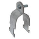 Con-X Paquete de 100 Abrazaderas Unicanal para Tubo Conduit de 1 1/4 Pulgadas, Soporte de Acero C.14 para Perfil Unicanal 100-AUNP114x100