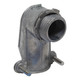 Con-X Paquete 105 Conectores Curvos de Zinc para Tubo Flexible 1/2 Pulgada Conduit Roscado 100-CCTF012x105
