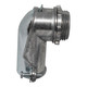 Con-X Paquete 108 Conectores Curvos de Zinc para Tubo Flexible 3/4 Pulgada Conduit Roscado 100-CCTF034x108
