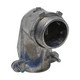 Con-X Paquete 50 Conectores Curvos de Zinc para Tubo Flexible 1 Pulgada Conduit Roscado 100-CCTF100x50