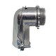 Con-X Paquete 50 Conectores Curvos de Zinc para Tubo Flexible 1 Pulgada Conduit Roscado 100-CCTF100x50
