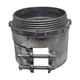 Con-X Paquete 12 Pzas Conector Recto para Tubo Flexible 2 1/2" Zinc 100-CRTF300x12