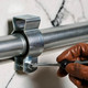 Con-X Paquete de 100 Abrazaderas Tipo O Conduit Pared Gruesa 1 1/4" Sujeción Tubo Acero 500-AOCG125x100