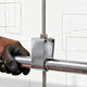 Con-X Paquete de 100 Abrazaderas Colgantes Tipo Pera para Tubo de 1 Pulgada de Acero 500-ATP100x100