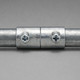 Con-X Paquete de 300 Piezas Coples Tipo Americano de Acero para Tubo Conduit 1/2 Pared Delgada 300-COPS012x300