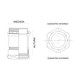 Con-X Paquete 100 Conectores para Tubo EMT 3/4” 500-CONSC075x100
