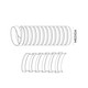 Con-X Tubo Conduit Flexible Galvanizado 3/4” Paquete 50 m Uso Interior 200-TCFG034x50